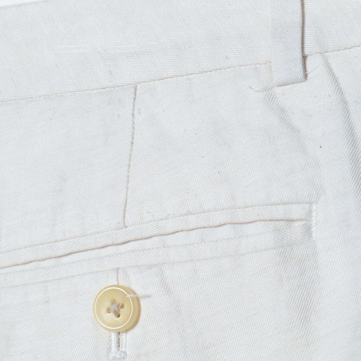 COTTON LINEN TWILL TROUSERS