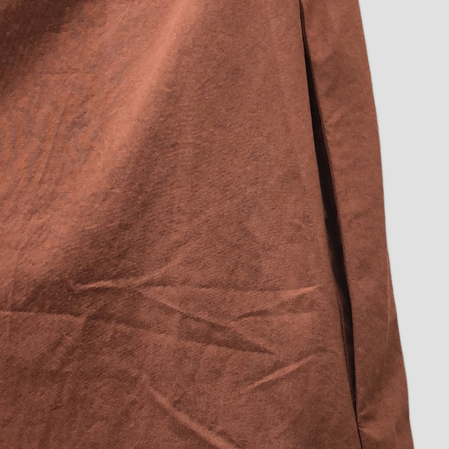 PLAIN COTTON SILK DRESS