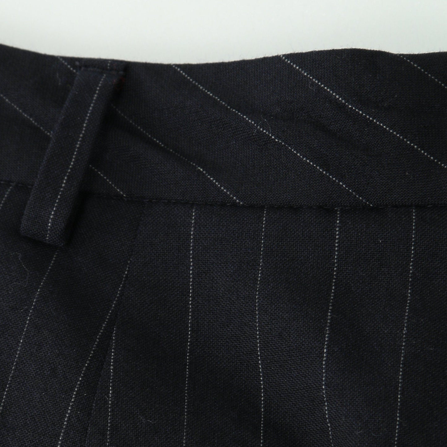 FINE PINSTRIPE WOOL TROUSERS