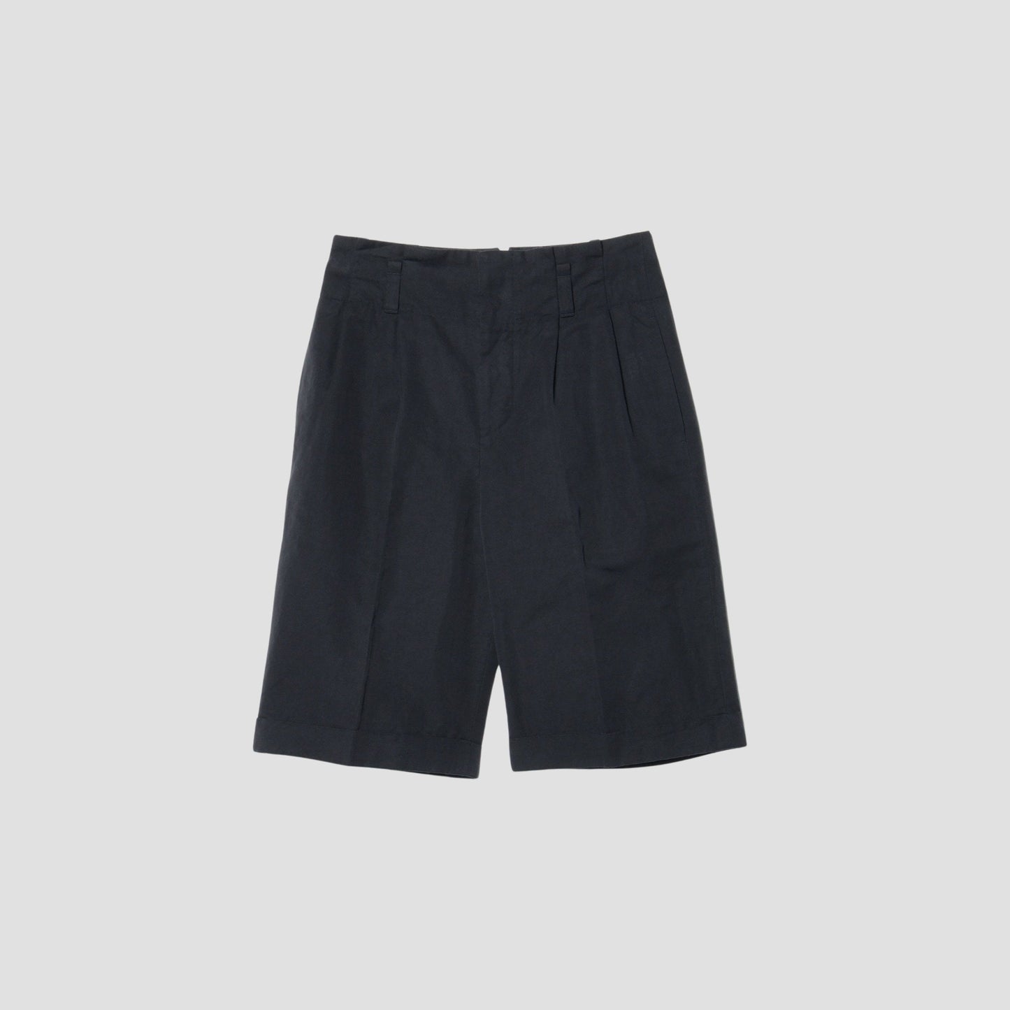 COTTON LINEN CANVAS TROUSERS