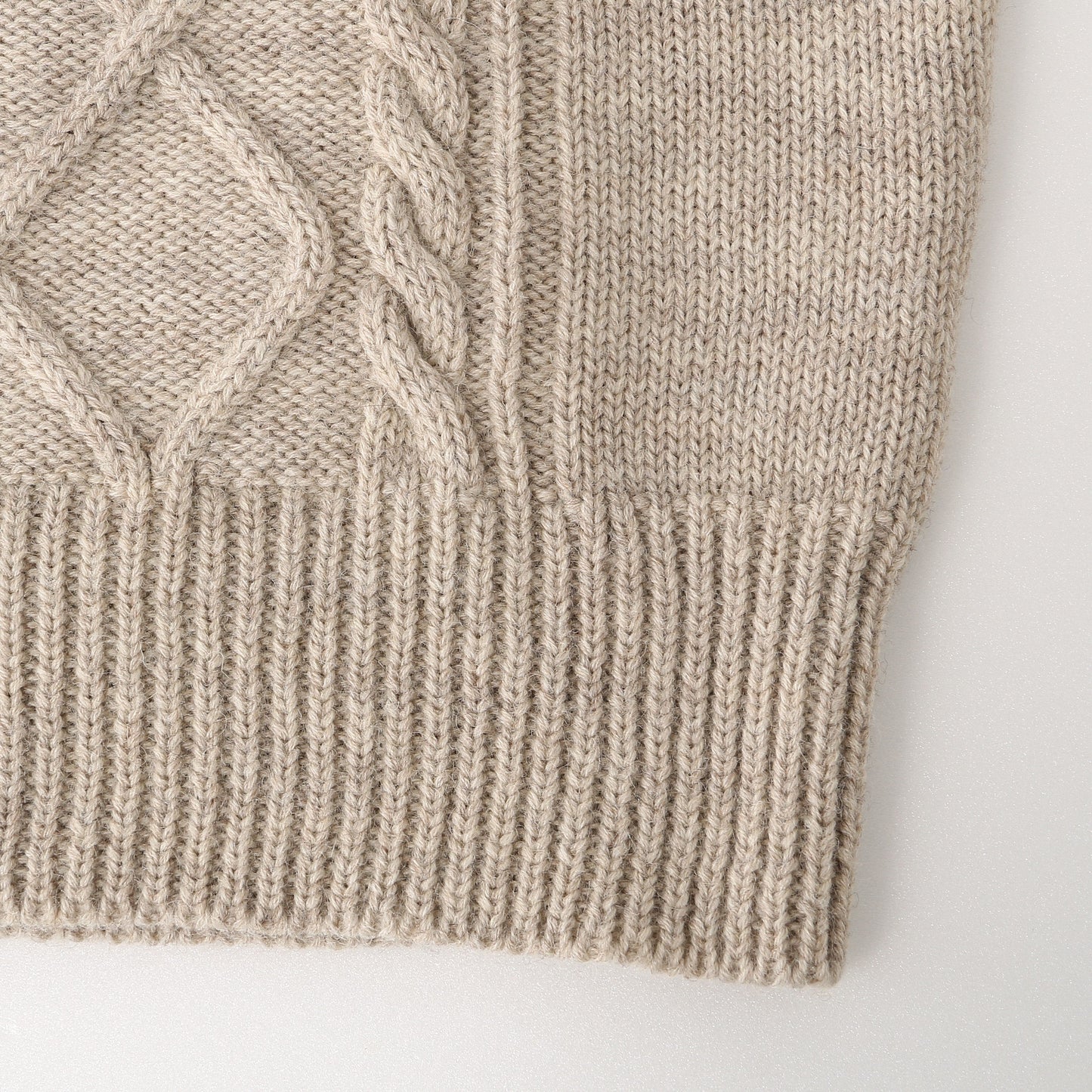 NATURAL WOOL KNIT