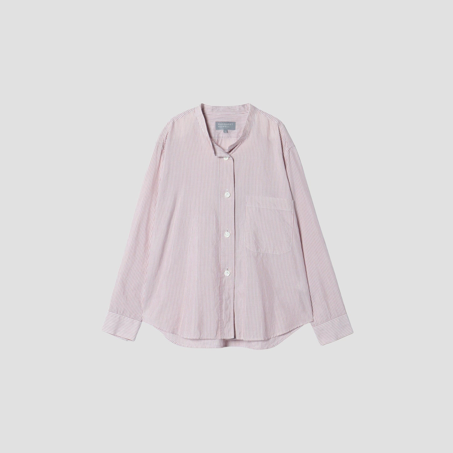 SILK COTTON STRIPE SHIRT