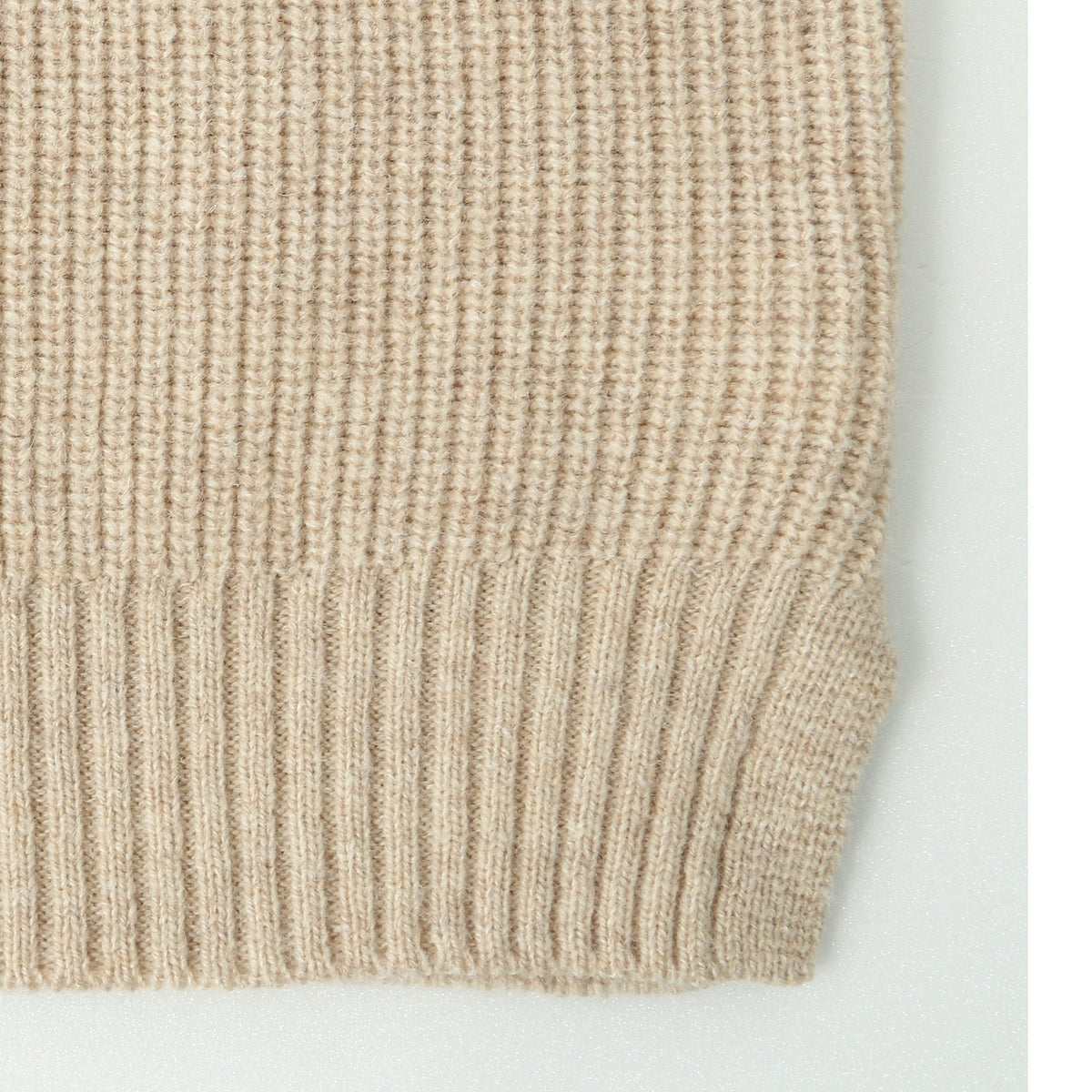 TOUGH WOOL RIB KNIT