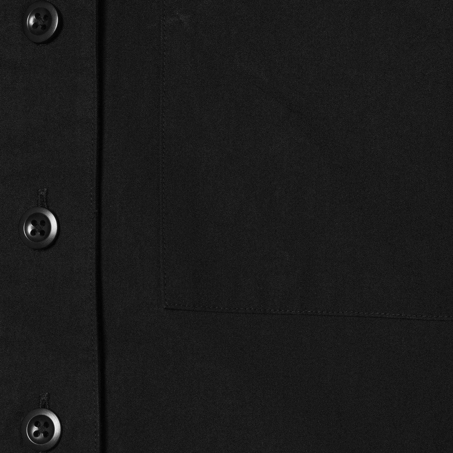 UNEVEN COTTON PLAINWEAVE SHIRT