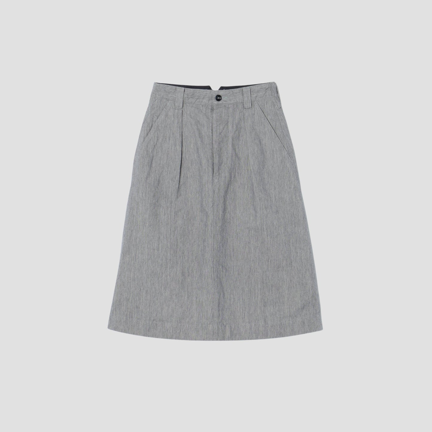 IRREGULAR END ON END COTTON LINEN SKIRT