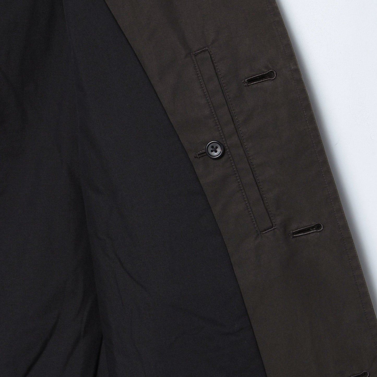 WATER REPELLENT LIGHT COTTON POPLIN COAT