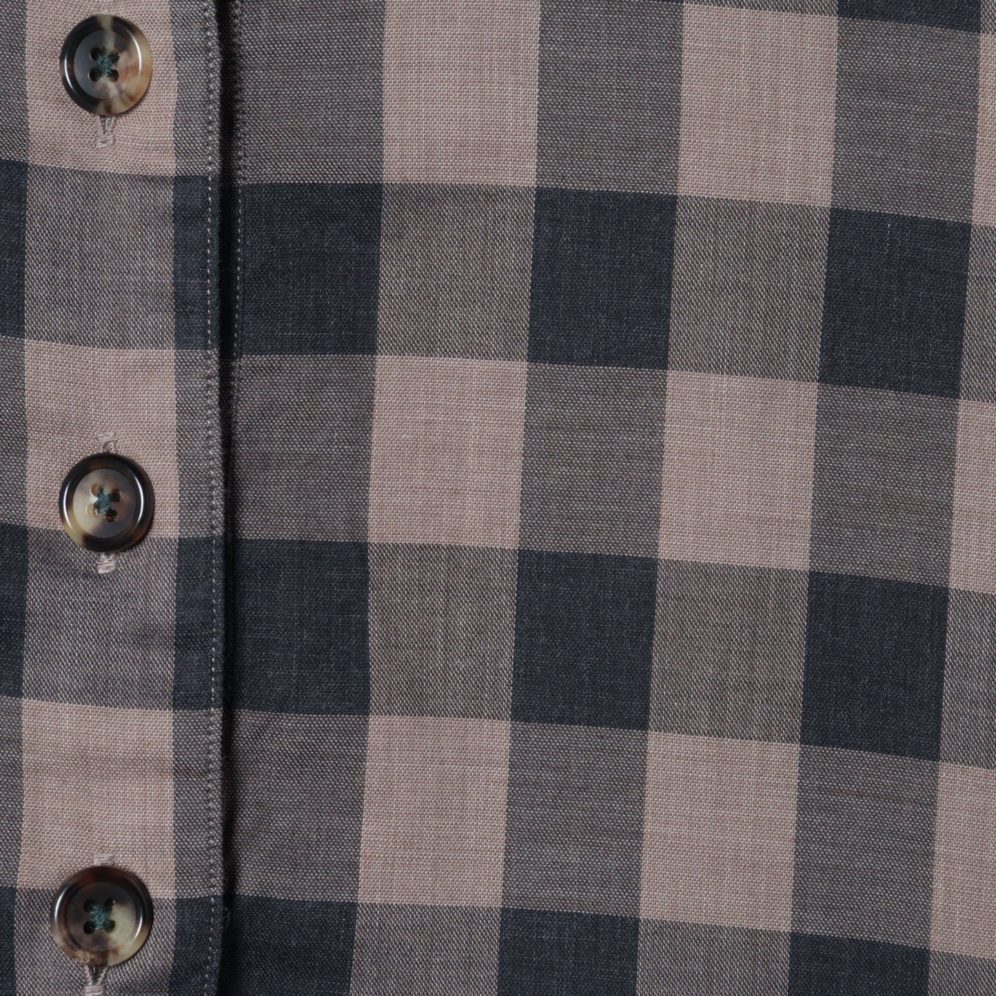 LARGE GINGHAM COTTON SHIRT