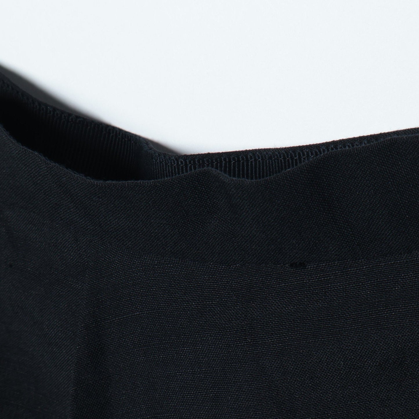 WOOL LINEN POPLIN SKIRT