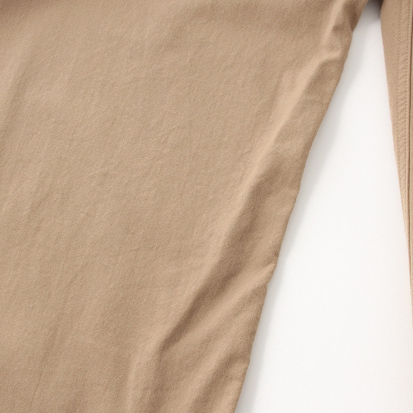 WOOL COTTON TWILL TROUSERS