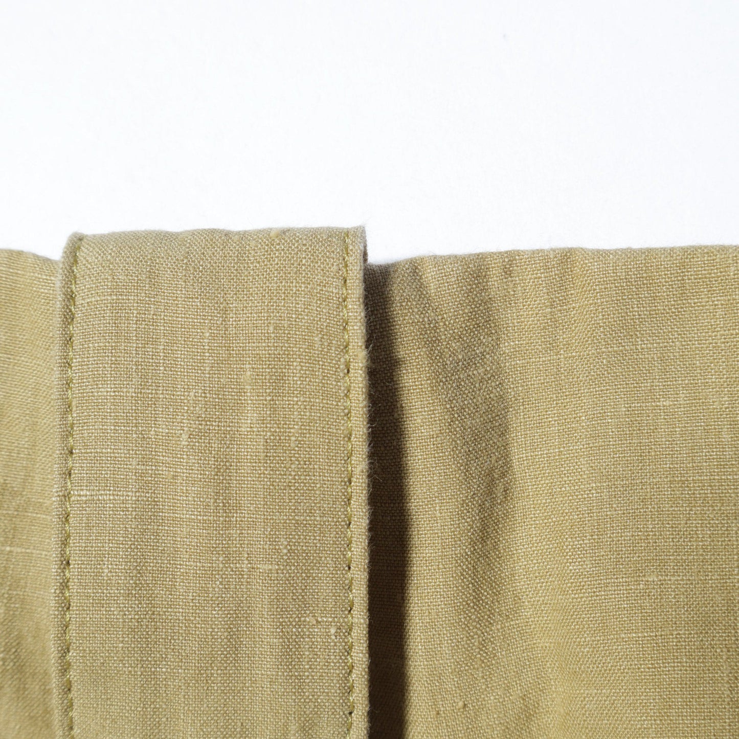 DENSE FINE LINEN POPLIN TROUSERS