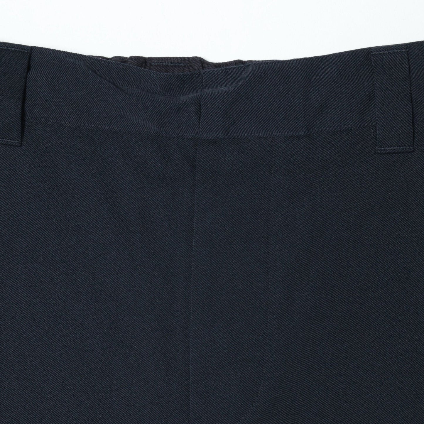 WOOL COTTON TWILL TROUSERS