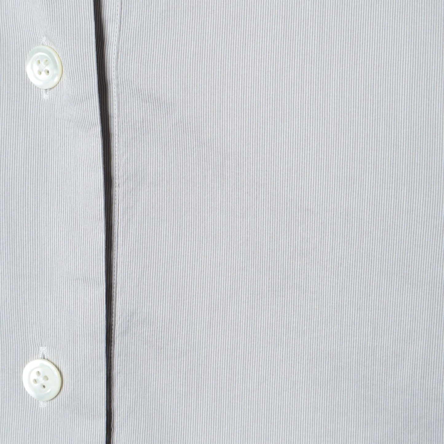 FINE STRIPE COTTON SILK SHIRT