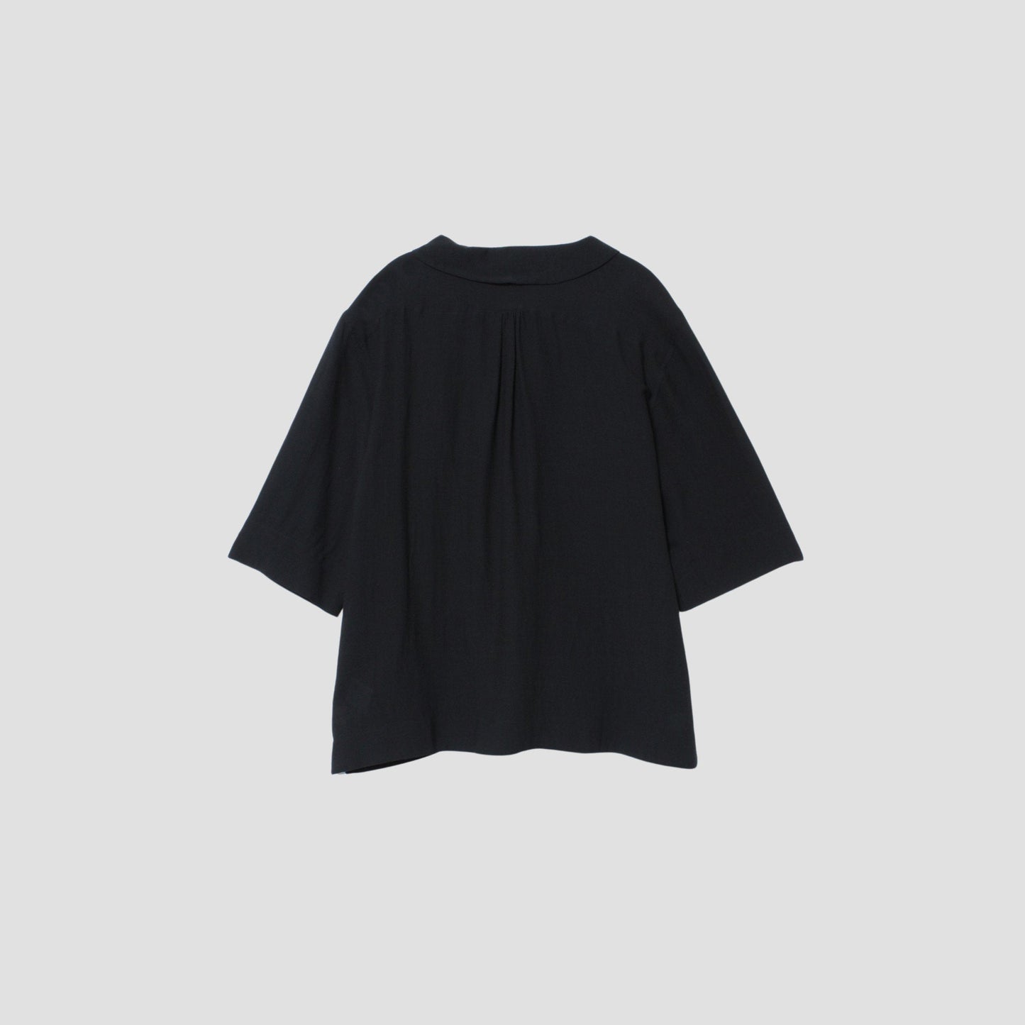 SILK WOOL CREPE SHIRT