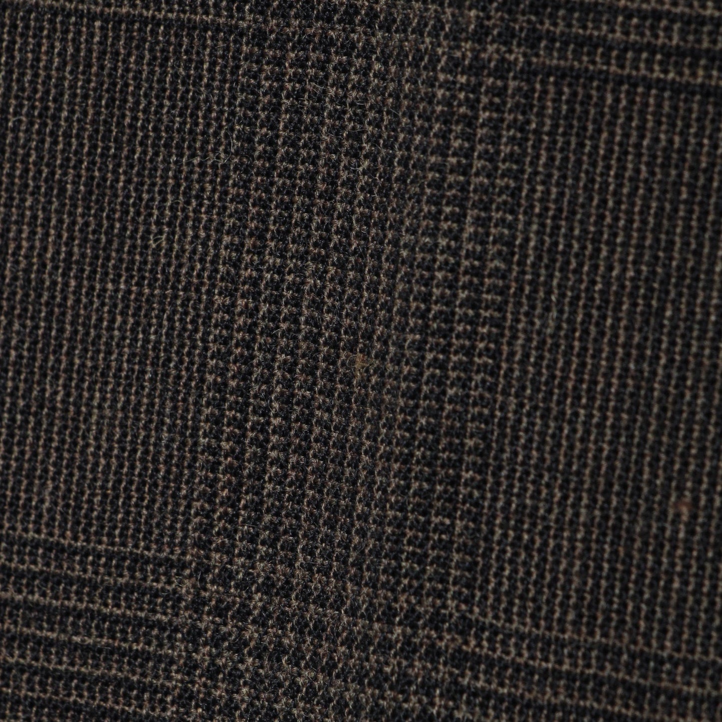 LARGE PRINCE OF WALES CHECK WOOL TROUSERS