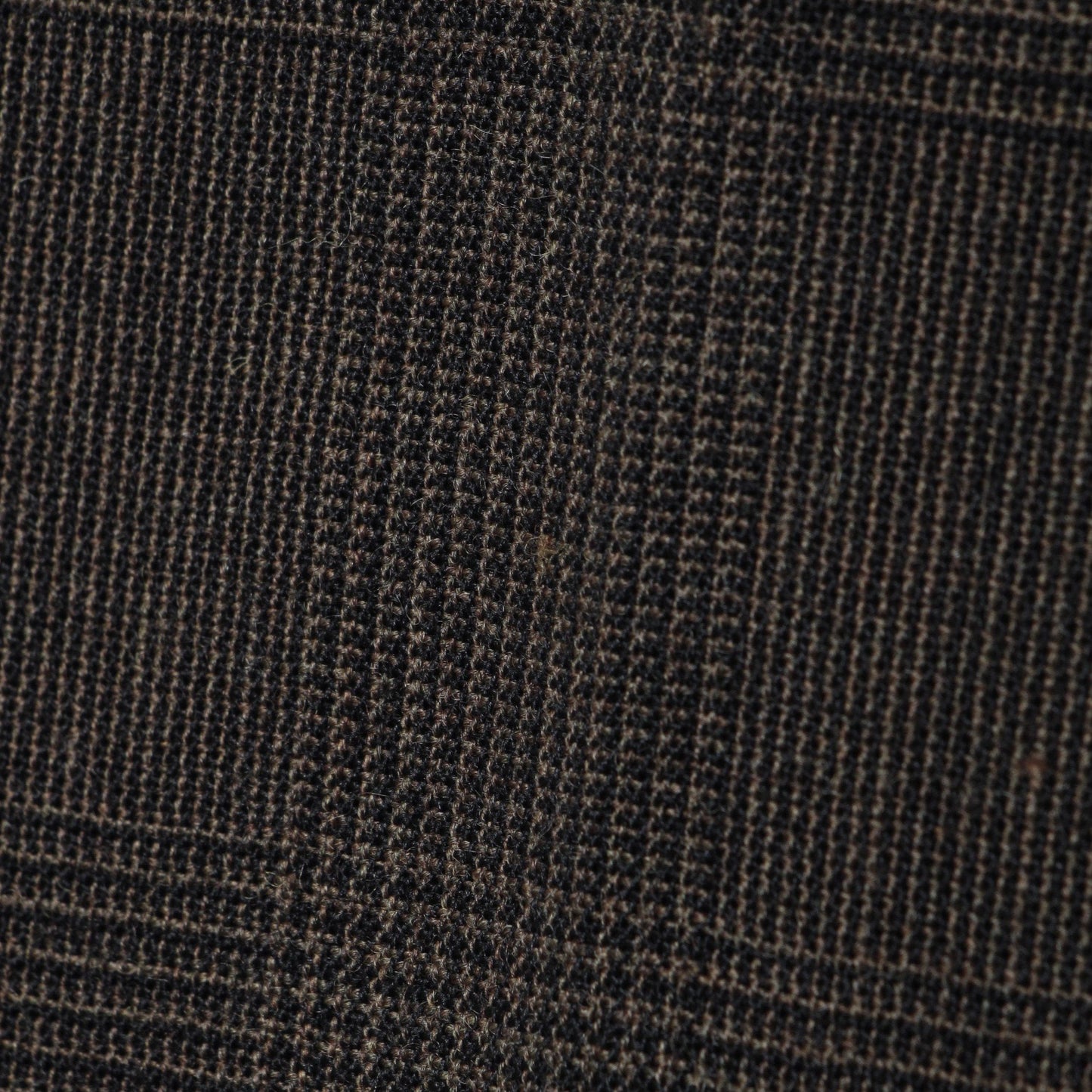 LARGE PRINCE OF WALES CHECK WOOL TROUSERS