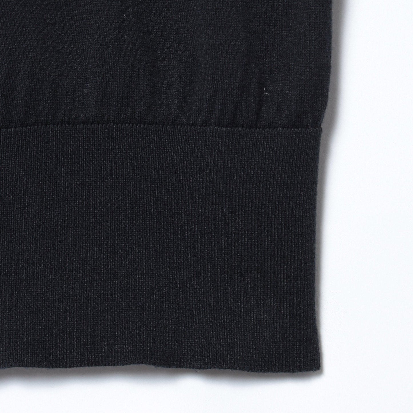 SEA ISLAND COTTON HIGH RIB CARDIGAN KNIT