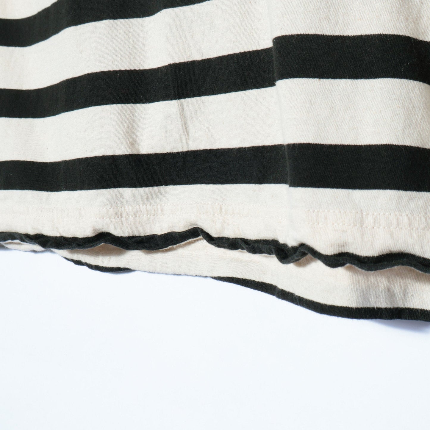 COTTON LINEN STRIPE JERSEY