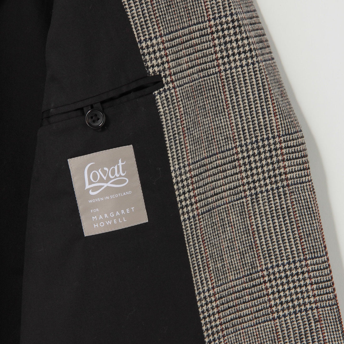 MULTI CHECK WOOL JACKET