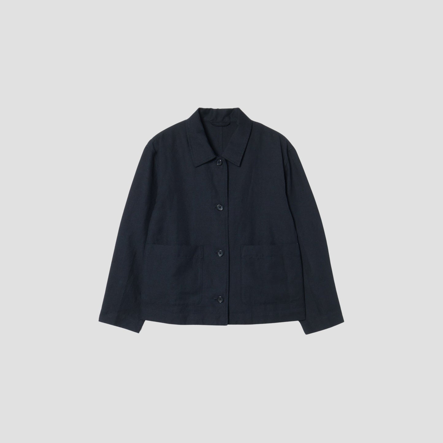 LINEN WOOL TWILL JACKET