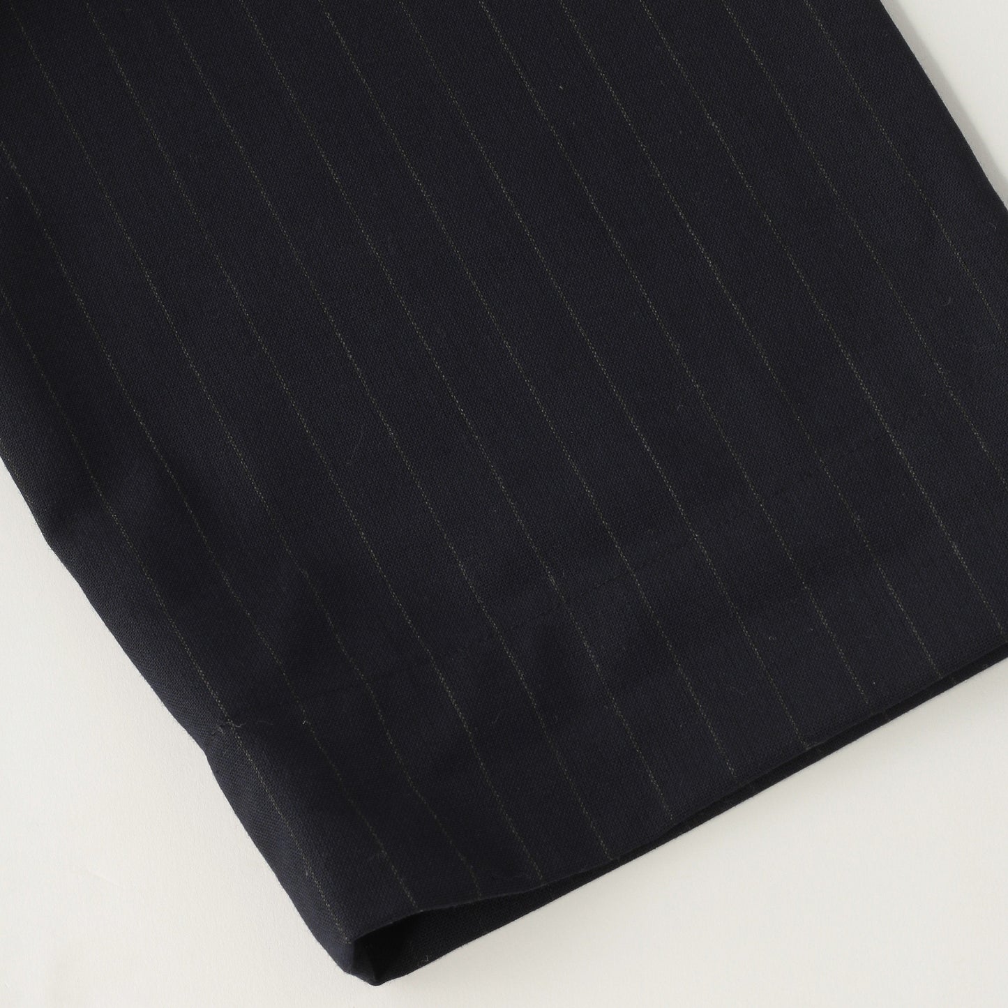 WOOL PINSTRIPE TROUSERS