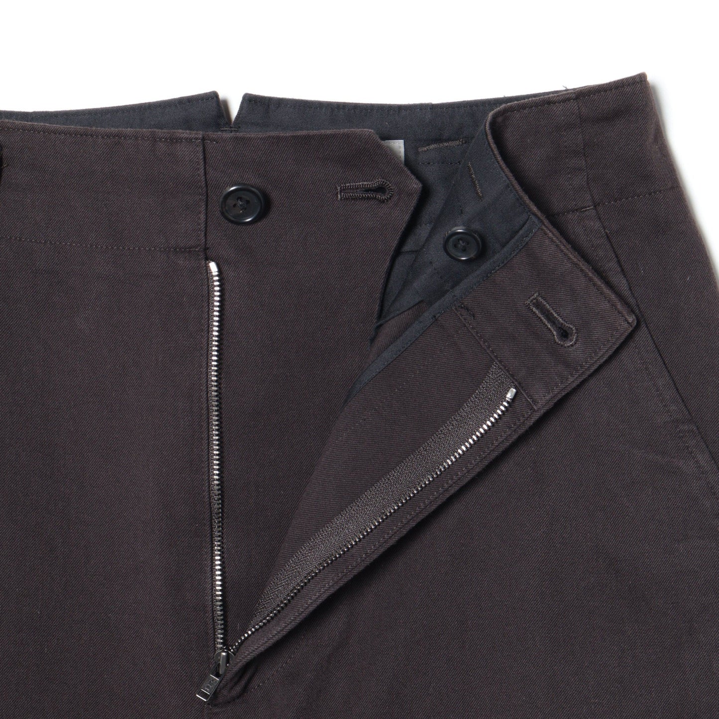 DENSE COTTON TWILL TROUSERS