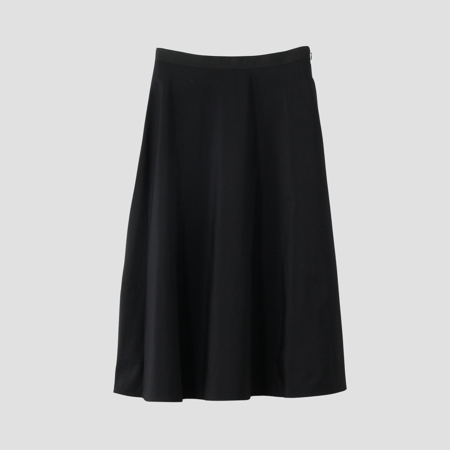 SILK COTTON POPLIN SKIRT