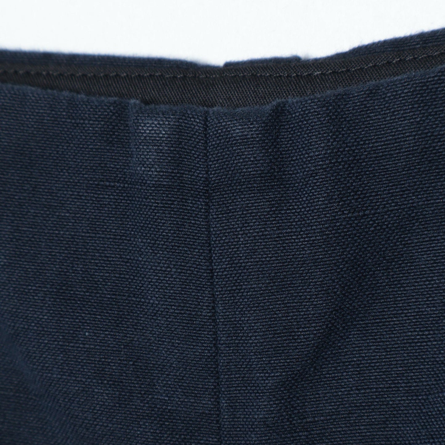 COTTON LINEN CANVAS TROUSERS