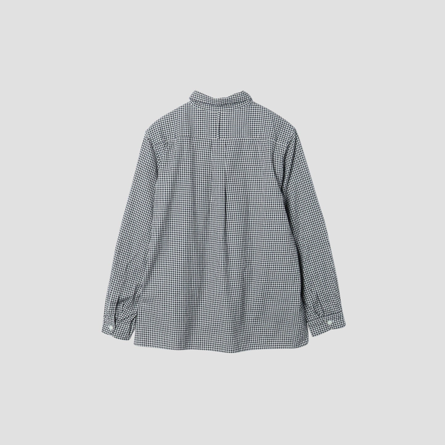 BRUSHED GINGHAM COTTON SHIRT