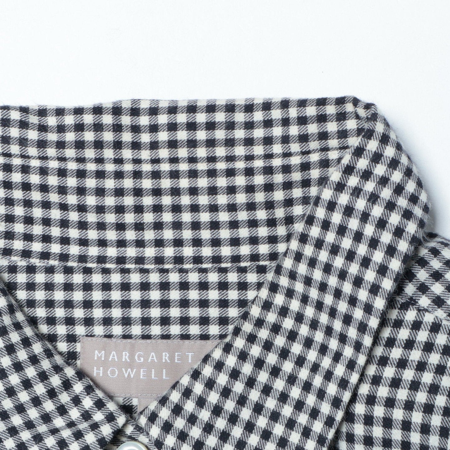 BRUSHED GINGHAM COTTON SHIRT