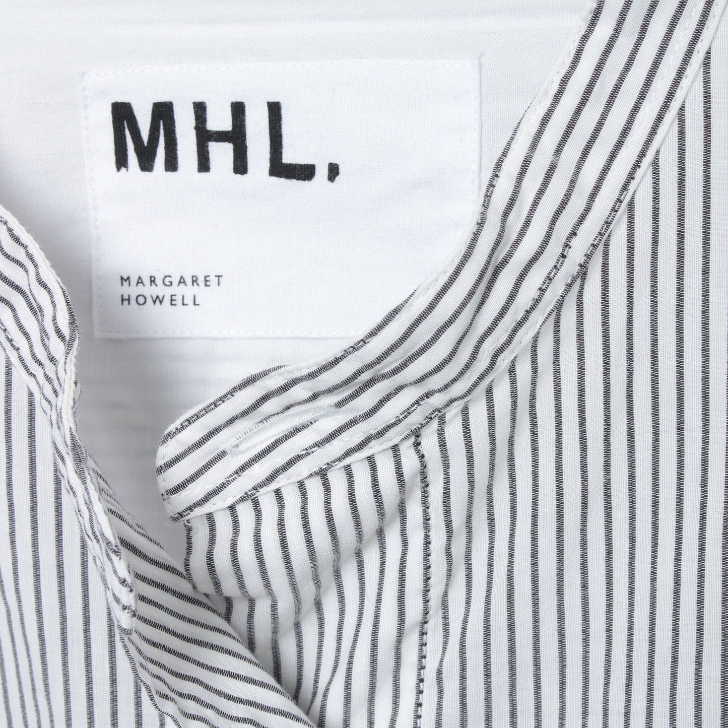 COTTON LINEN STRIPE SHIRT