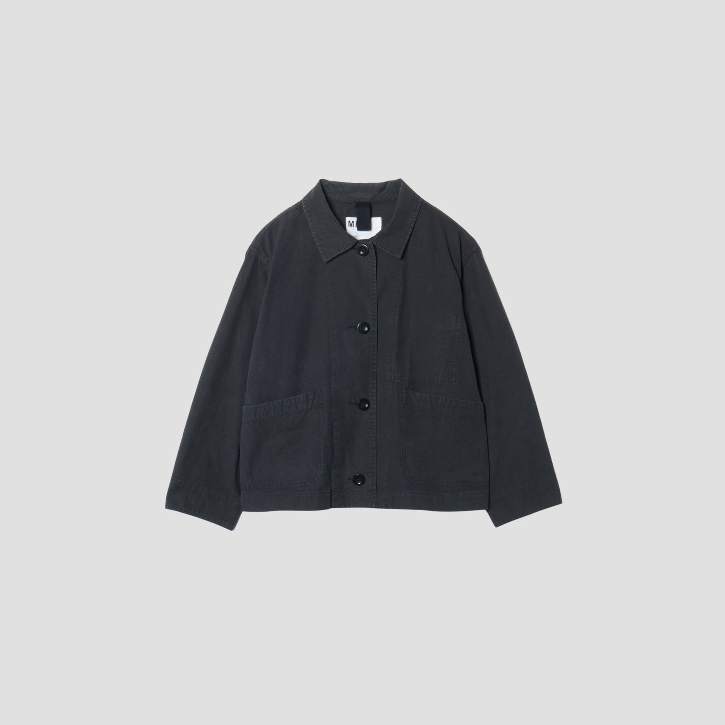 OVERDYE MELANGE COTTON LINEN BLOUSON