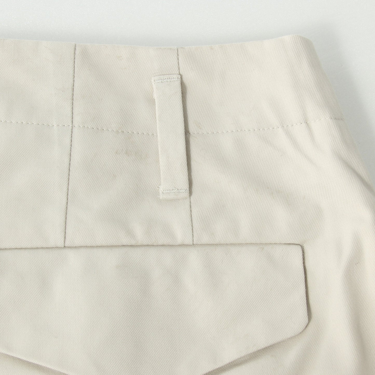 BRUSHED COTTON TWILL TROUSERS