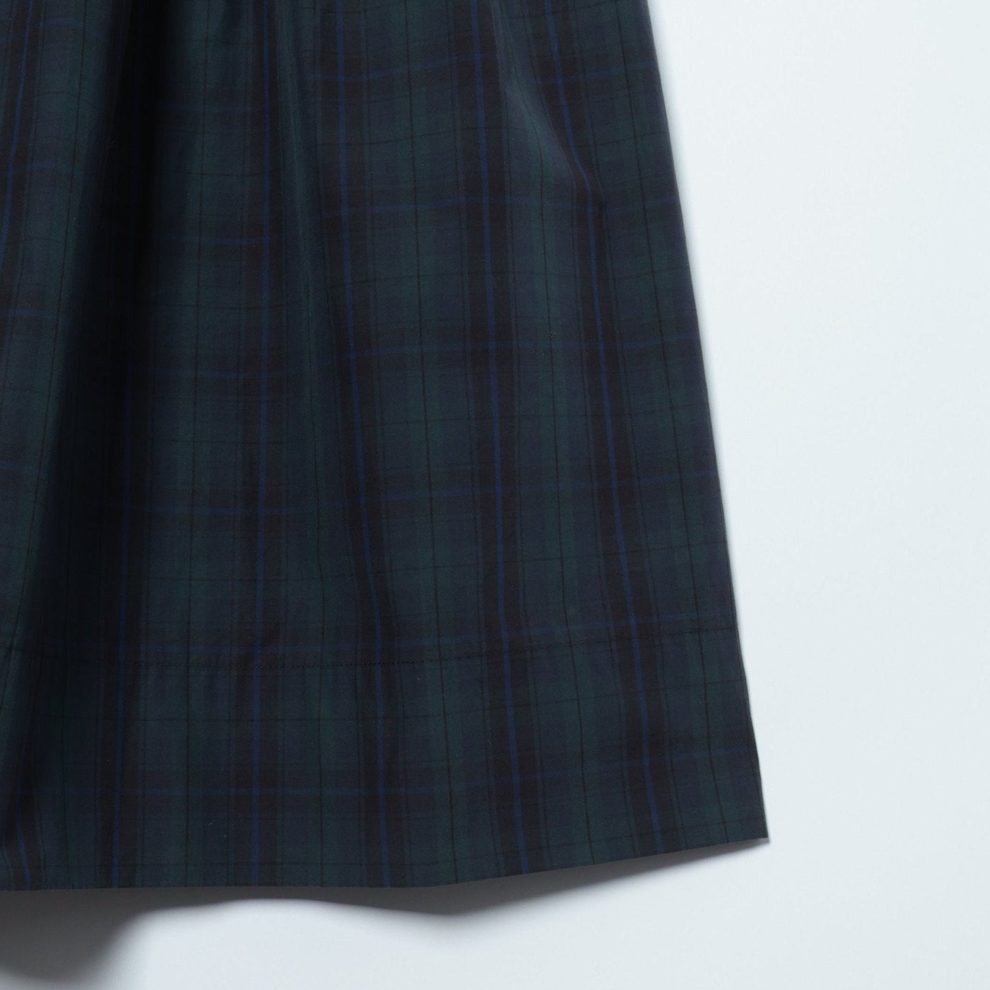 TARTAN POPLIN COTTON DRESS