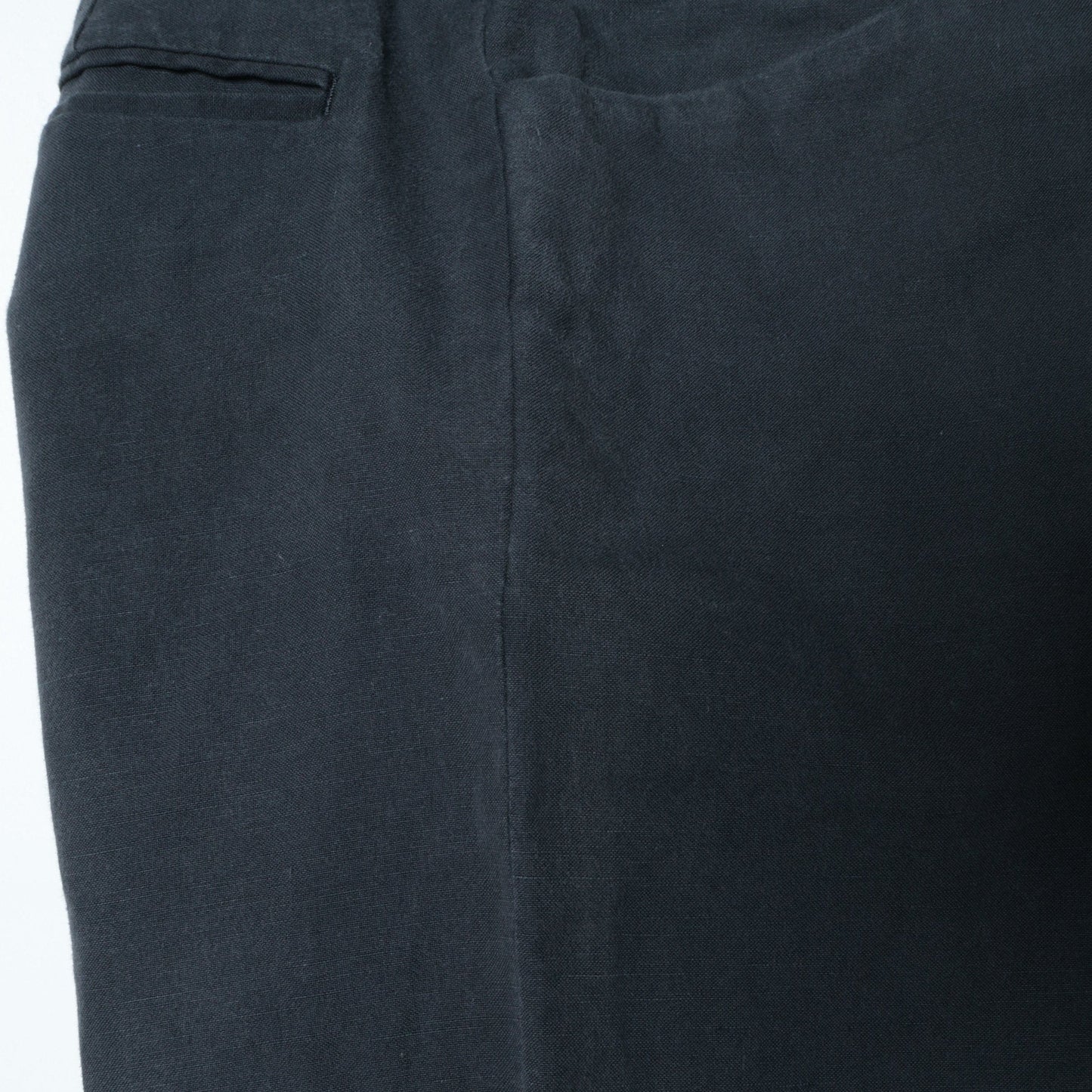 COTTON LINEN OXFORD TROUSERS
