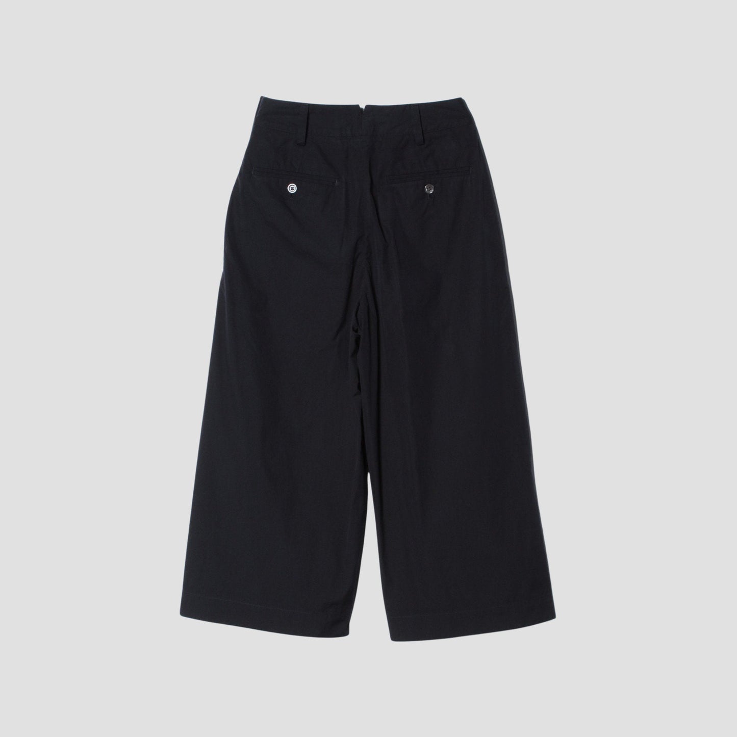 COTTON SILK POPLIN TROUSERS