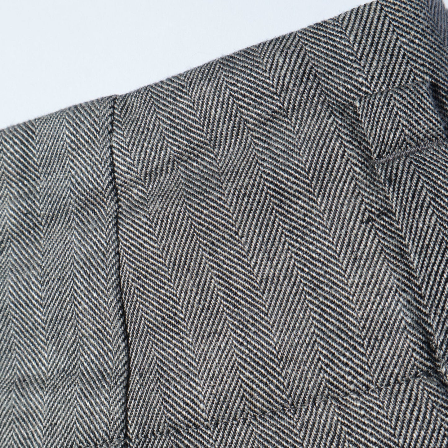CLEAN HERRINGBONE TROUSERS