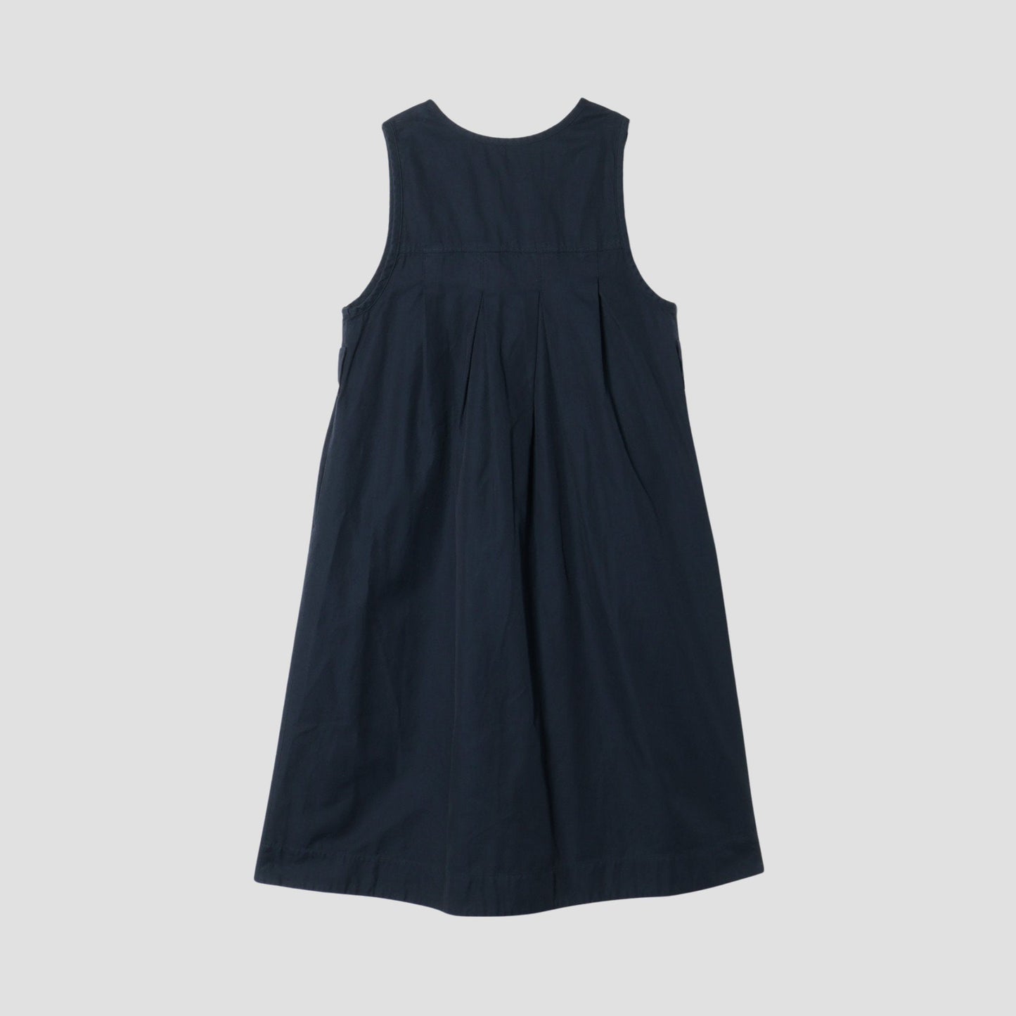 CONTRAST WARP COTTON DRESS