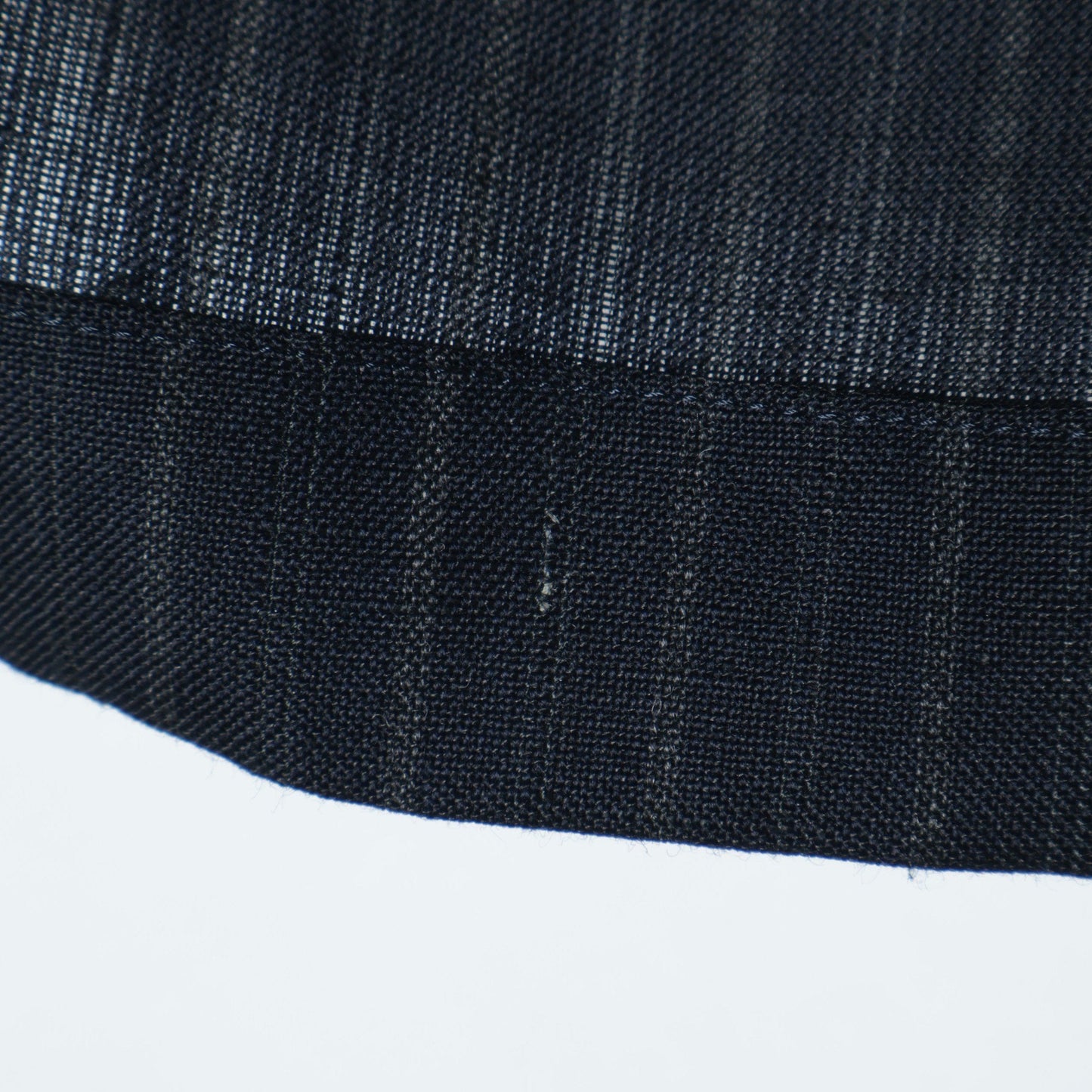 CHALK STRIPE LINEN WOOL JACKET