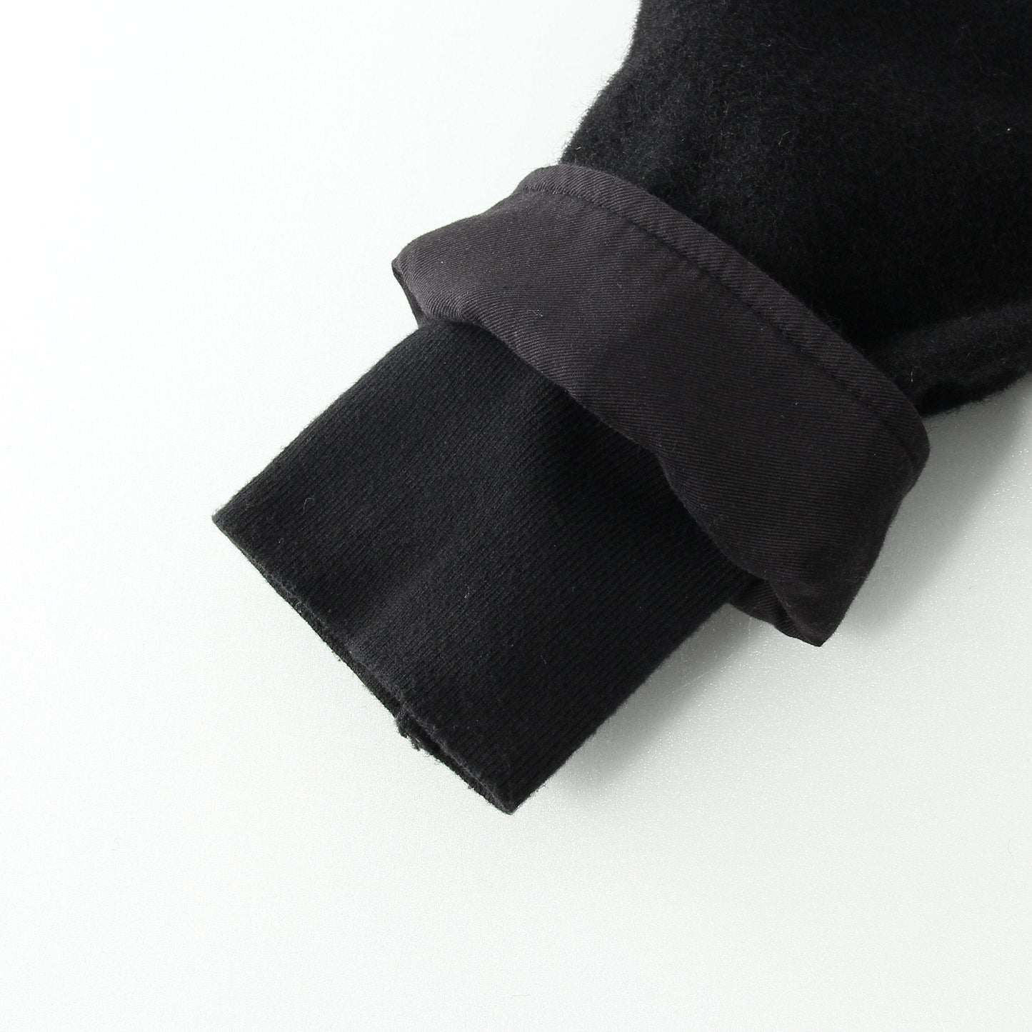 FELTED WOOL TWILL BLOUSON