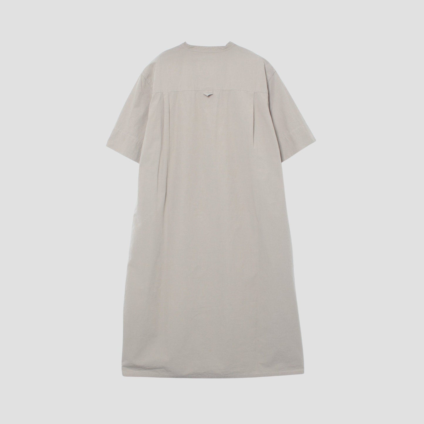 SANDED COTTON LINEN DRESS