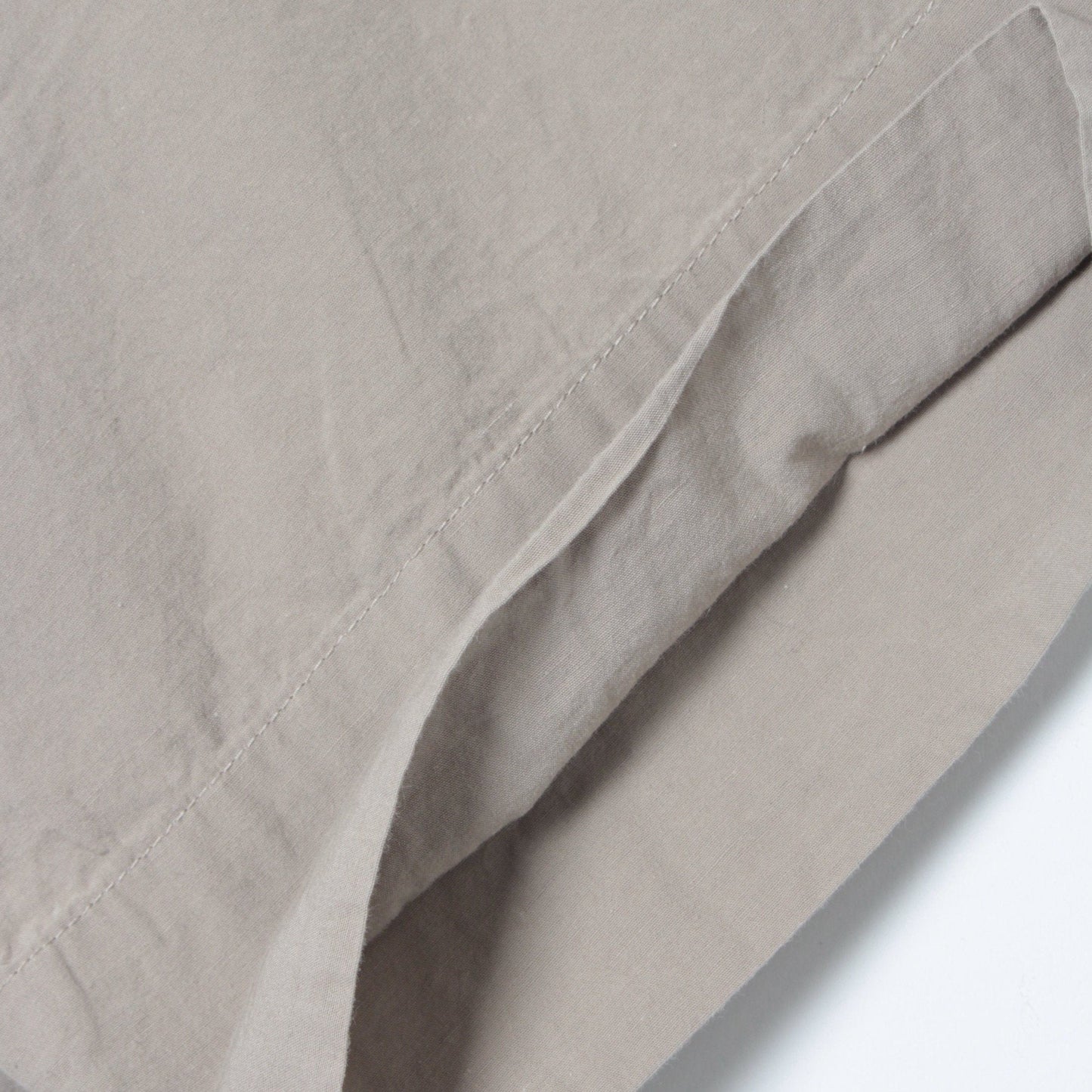 SANDED COTTON LINEN DRESS