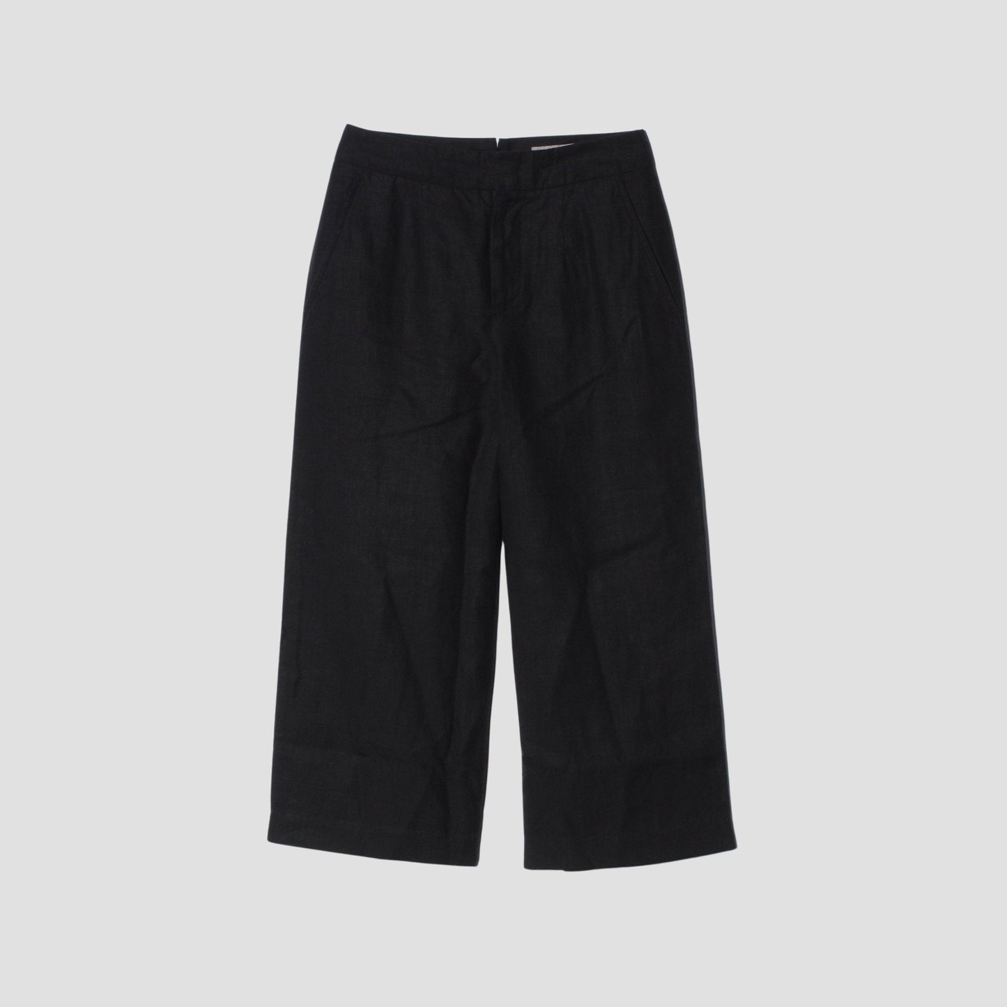 HIGH DENSE LINEN TROUSERS
