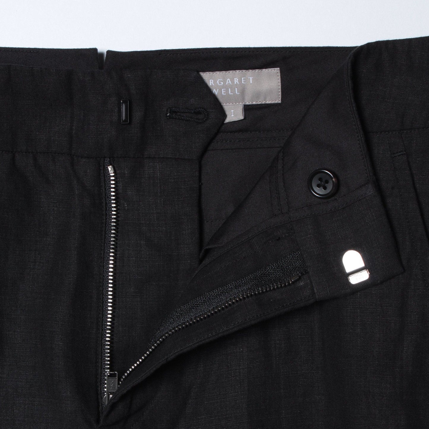 HIGH DENSE LINEN TROUSERS