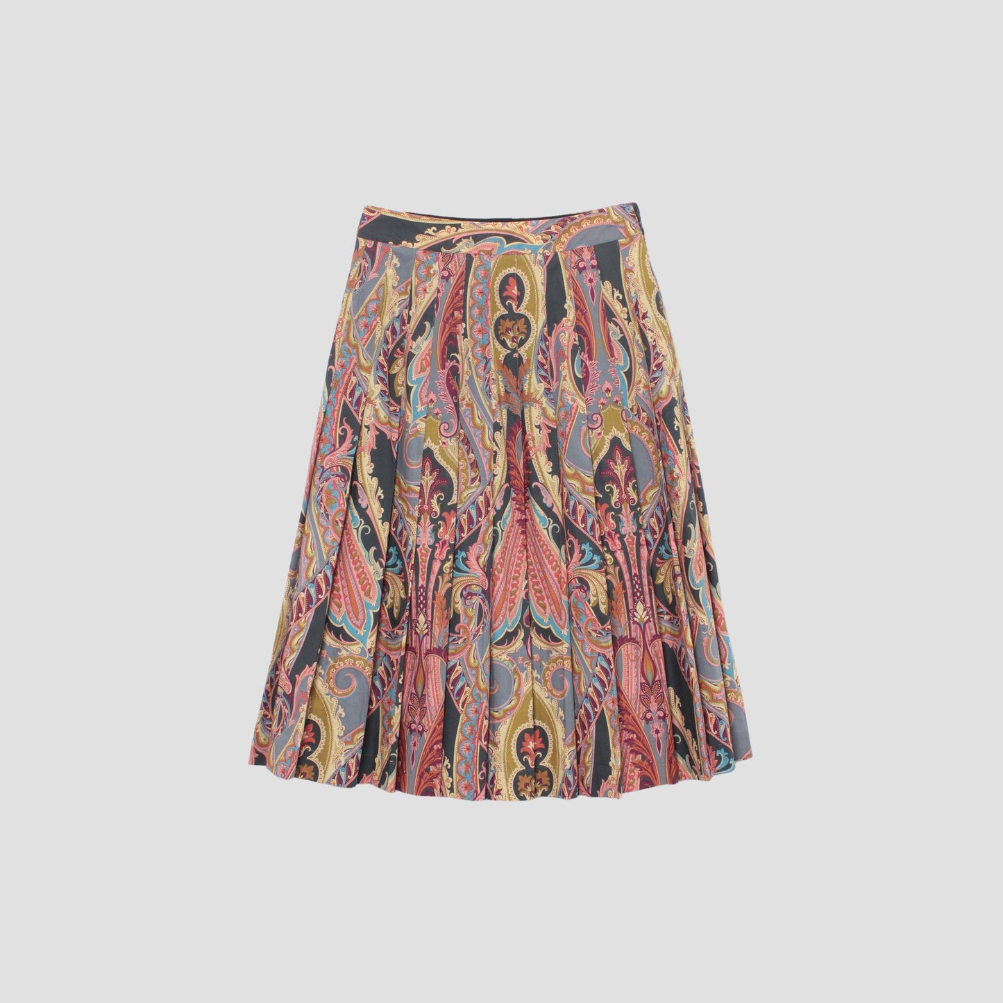PAISLEY COTTON SHIRTING SKIRT