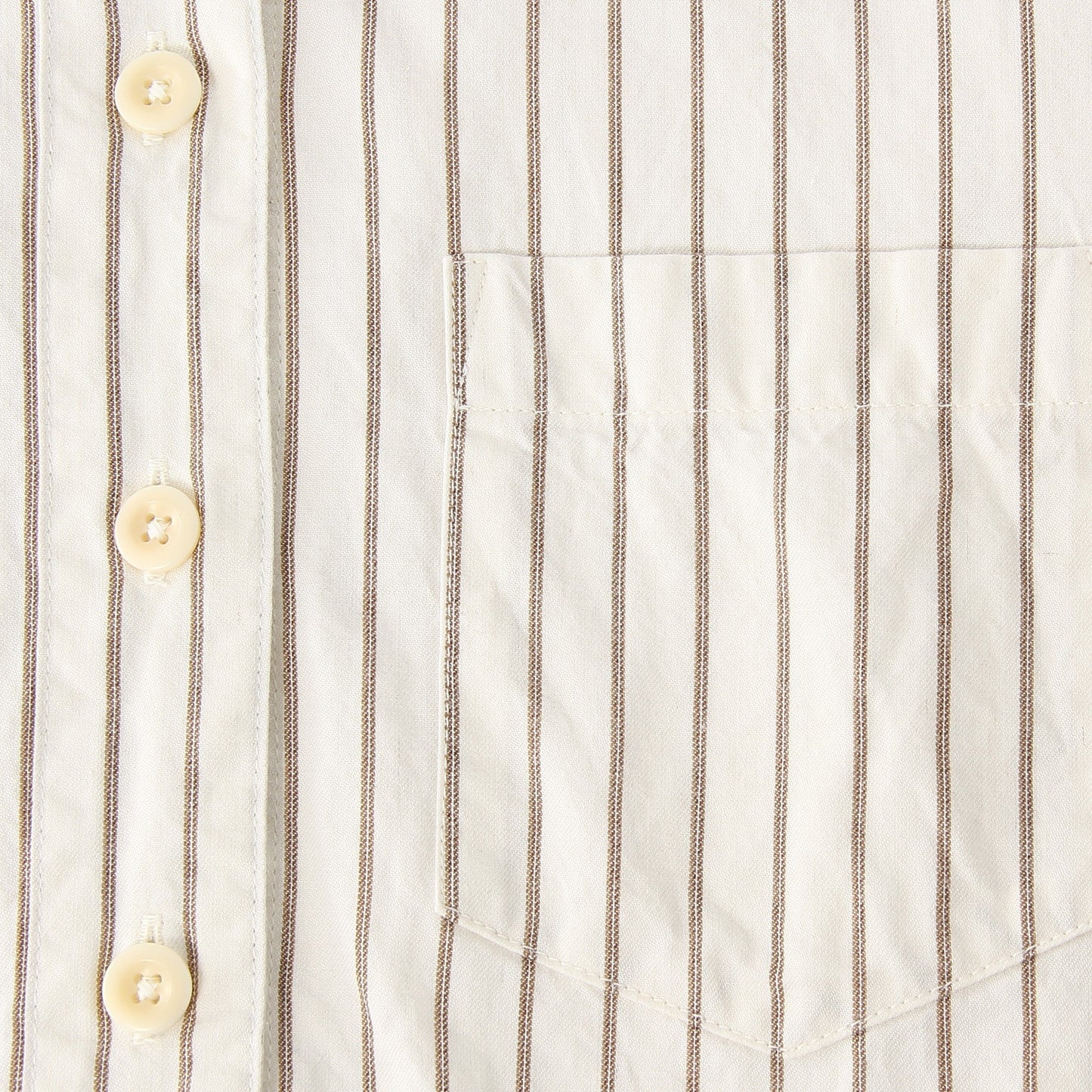 COTTON WOOL STRIPE SHIRT