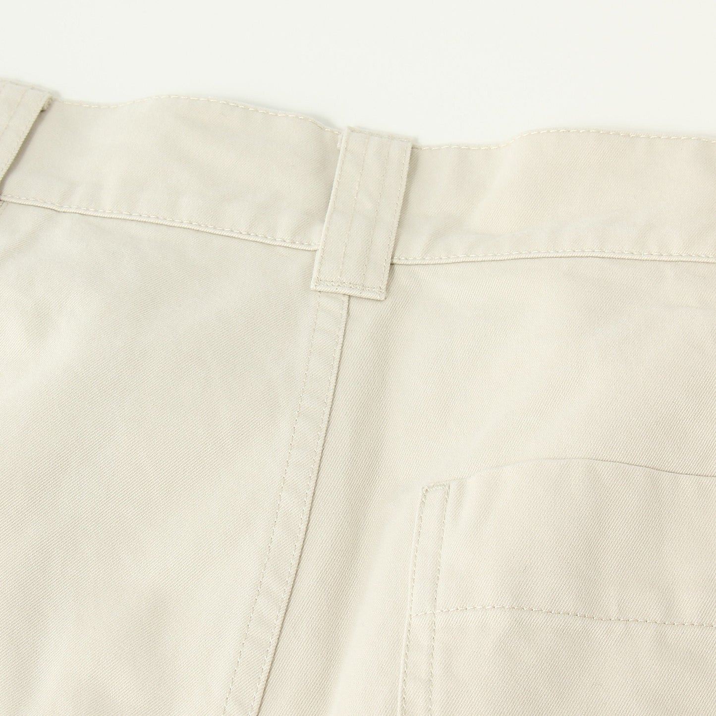 BRUSHED CHINO COTTON TROUSERS
