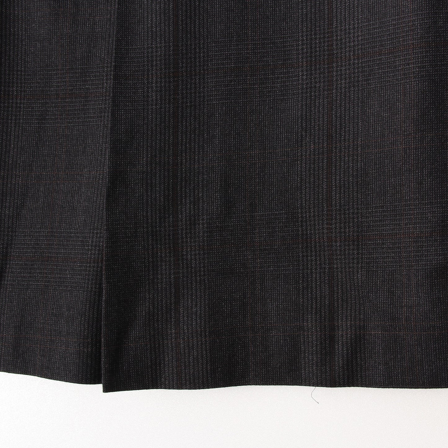 LARGE CHECK WOOL COTTON SKIRT