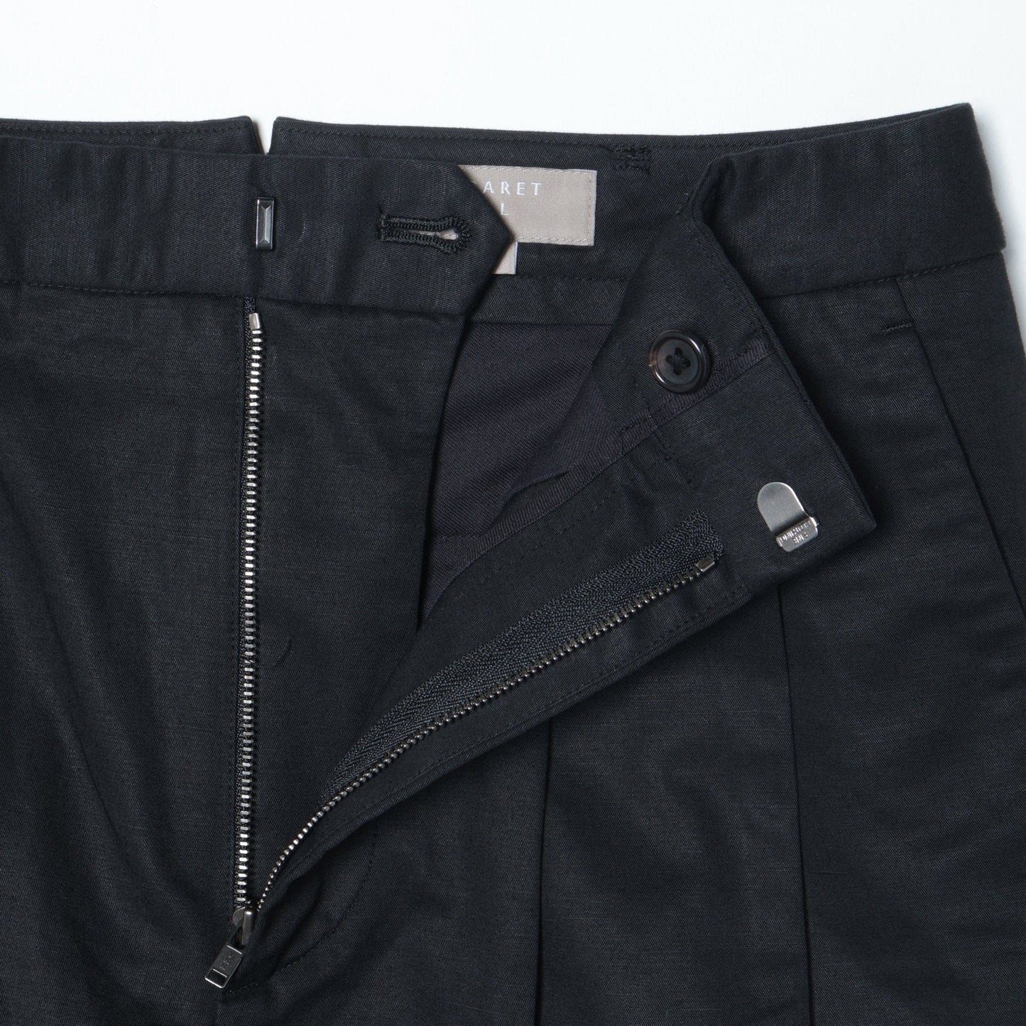 LIGHT COTTON LINEN TWILL TROUSERS