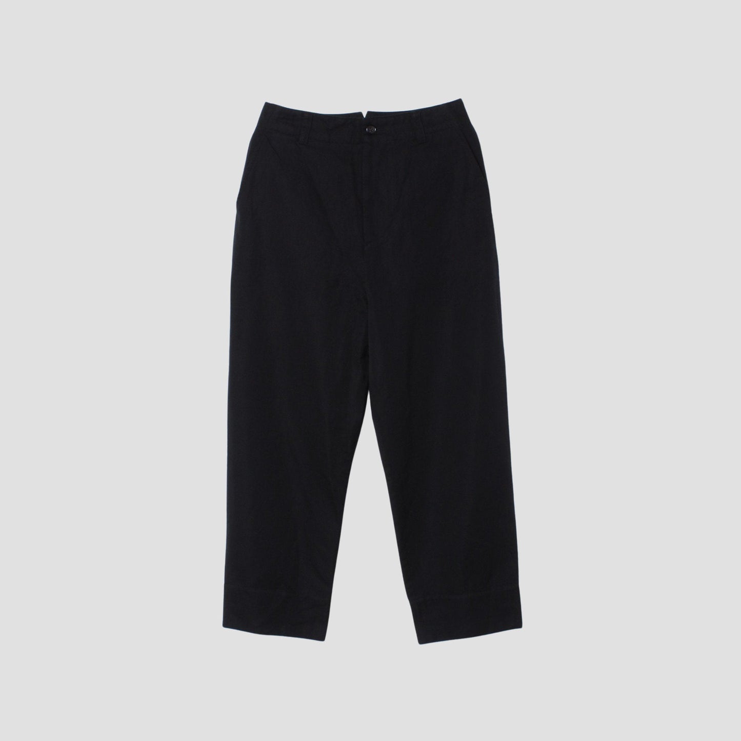 COTTON LINEN TWILL TROUSERS
