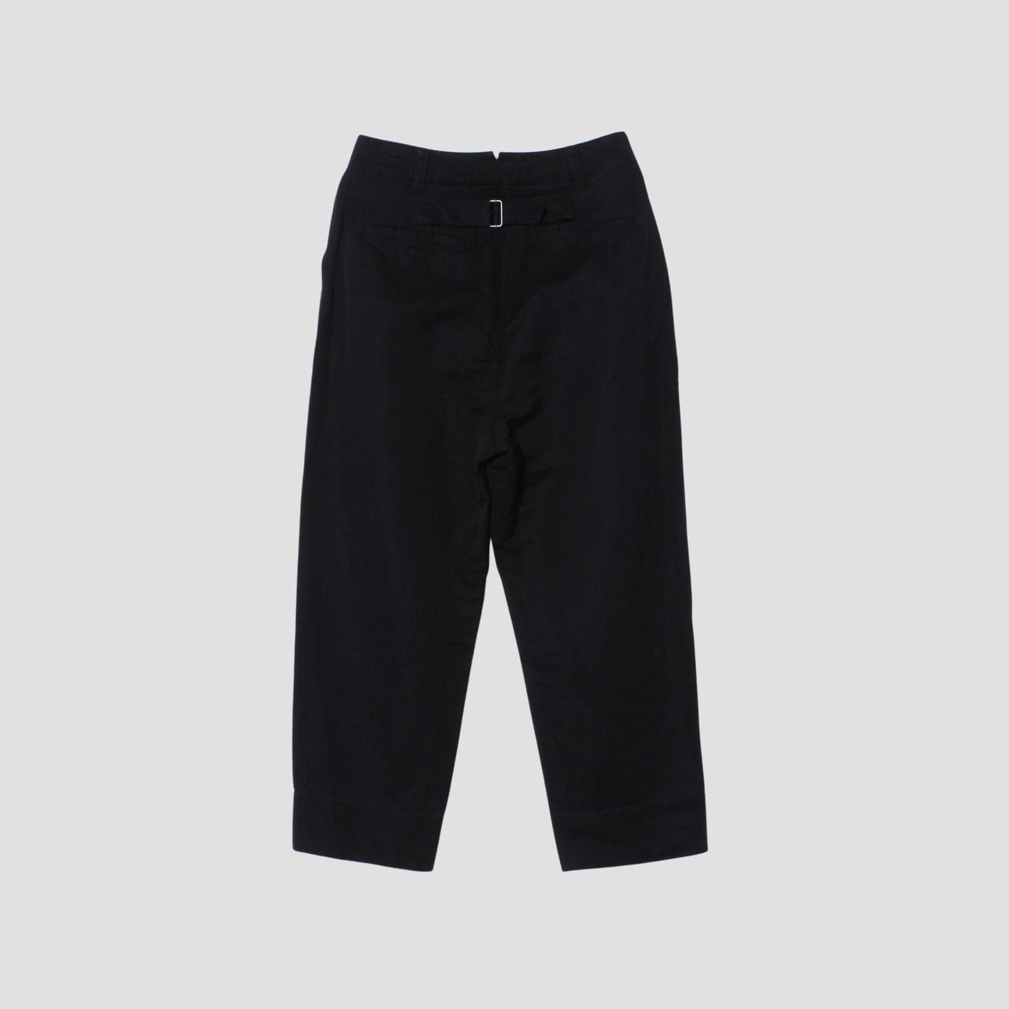 COTTON LINEN TWILL TROUSERS